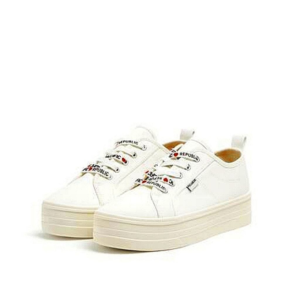 Pull&Bear White Chunky Sole Trainers s…